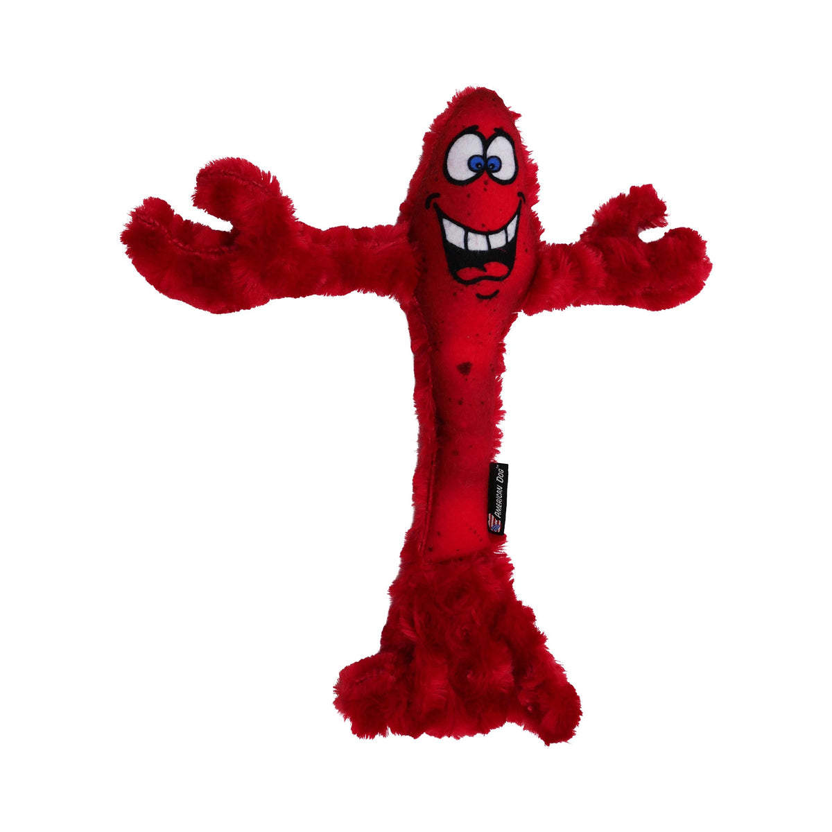 Additional view of Larry the Lobster dog toy