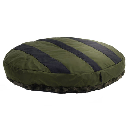 Round Furvana™ Dog Bed — variante Olive