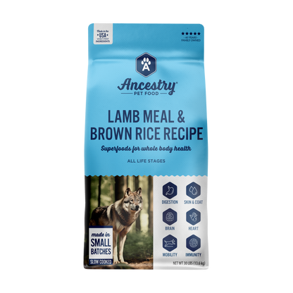 Health Extension Lamb Meal with Rice dog food front package