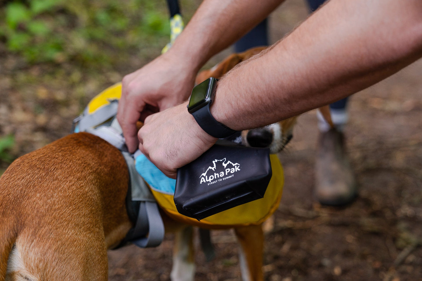 Alpha Pak Kobuk Water Bladder in use