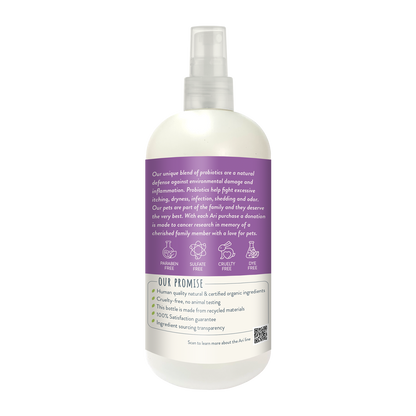 Health Extension ARI Probiotic Deodorizer Spray - Lavender & Eucalyptus bottle detail