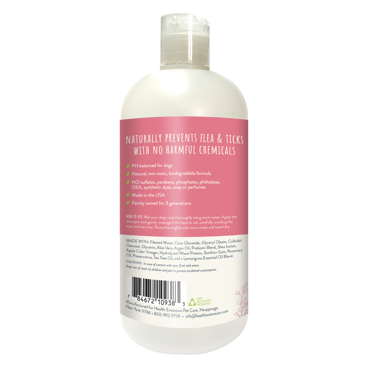 Health Extension ARI Probiotic Flea & Tick Shampoo - alternate product view