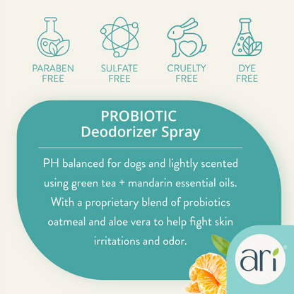 ARI spray desodorizante probiótico - té verde y mandarina