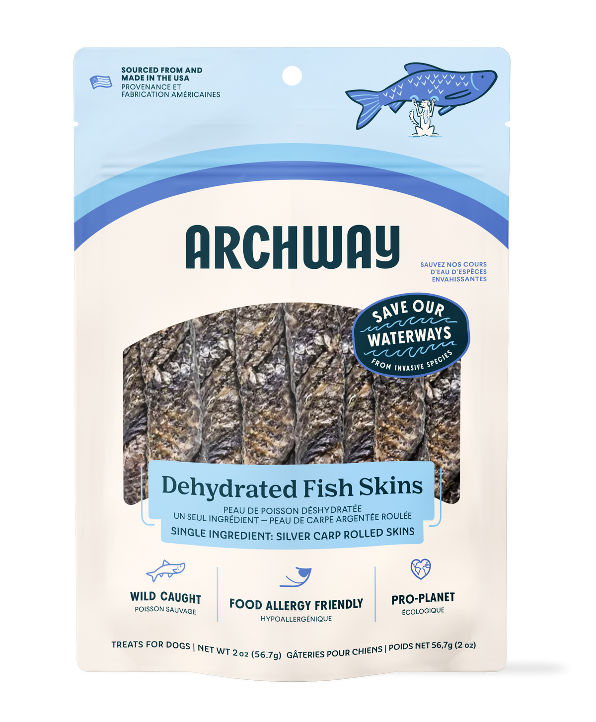 Sustainable Silver Carp Fish Skin Rolls