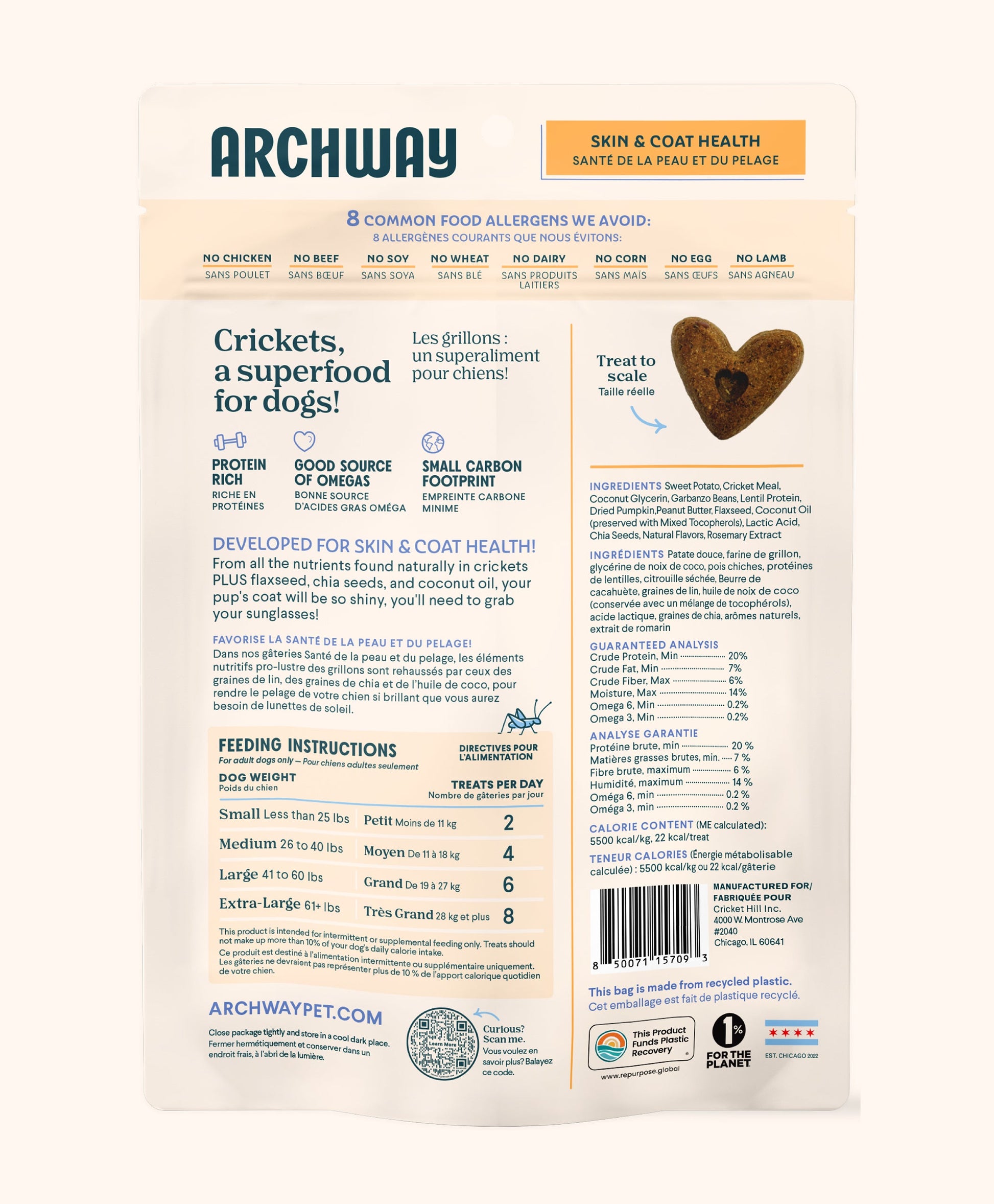 Back of Archway Skin & Coat Health package