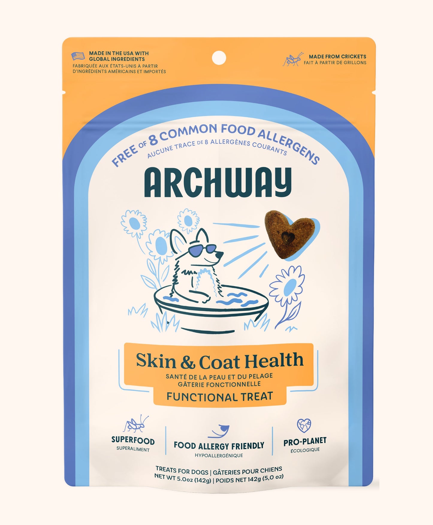 Front of Archway Skin & Coat Health package