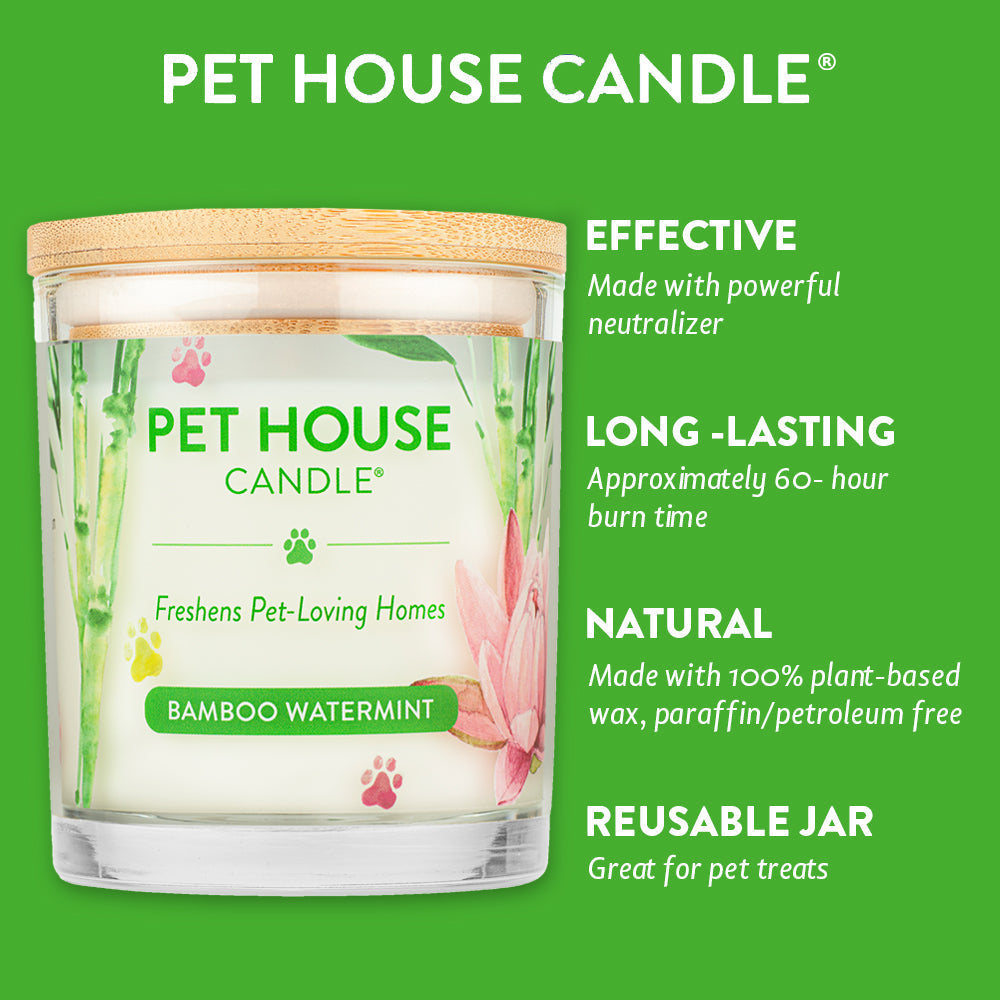 Additional view of Bamboo Watermint Candle — view 3