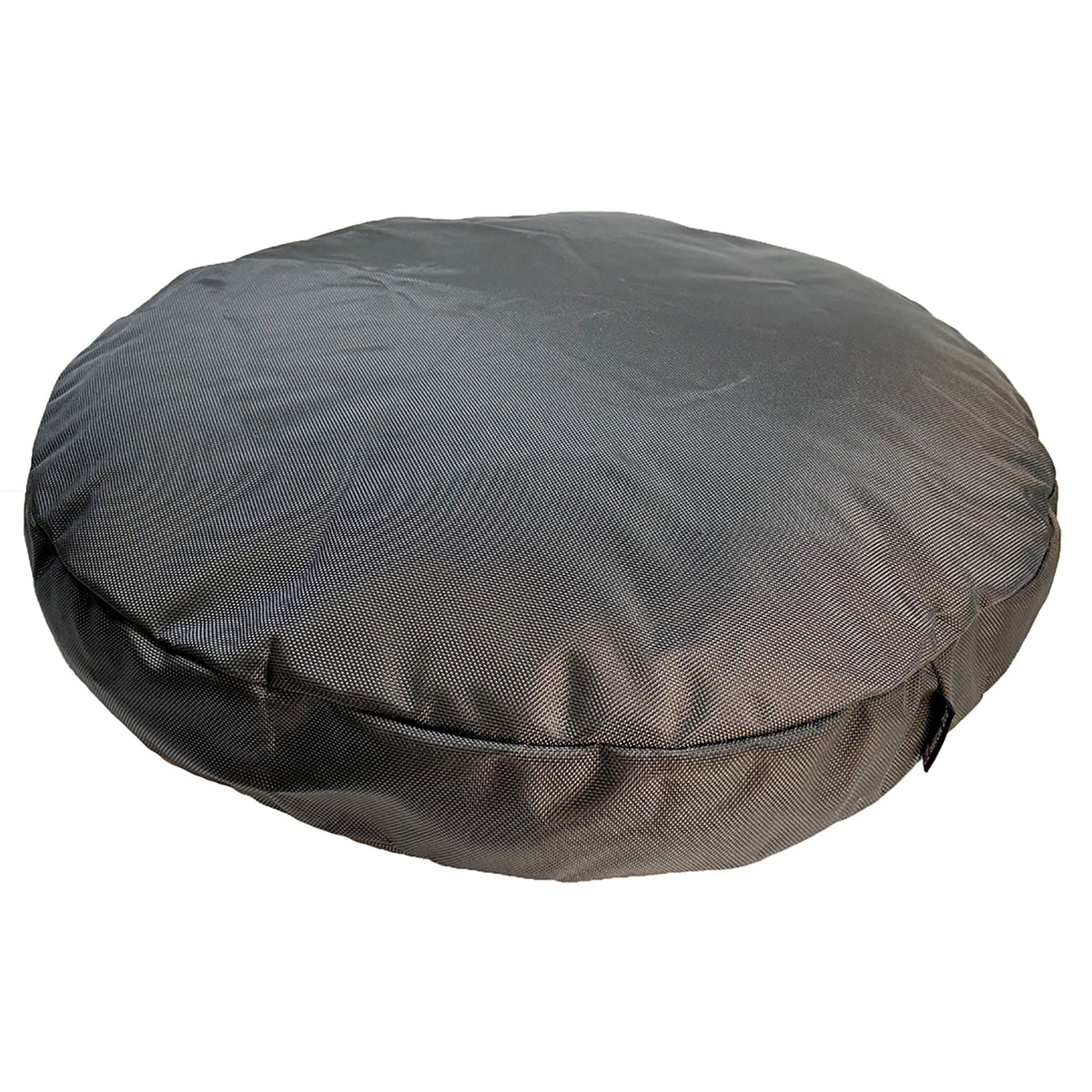Gray Round Armor Dog Bed