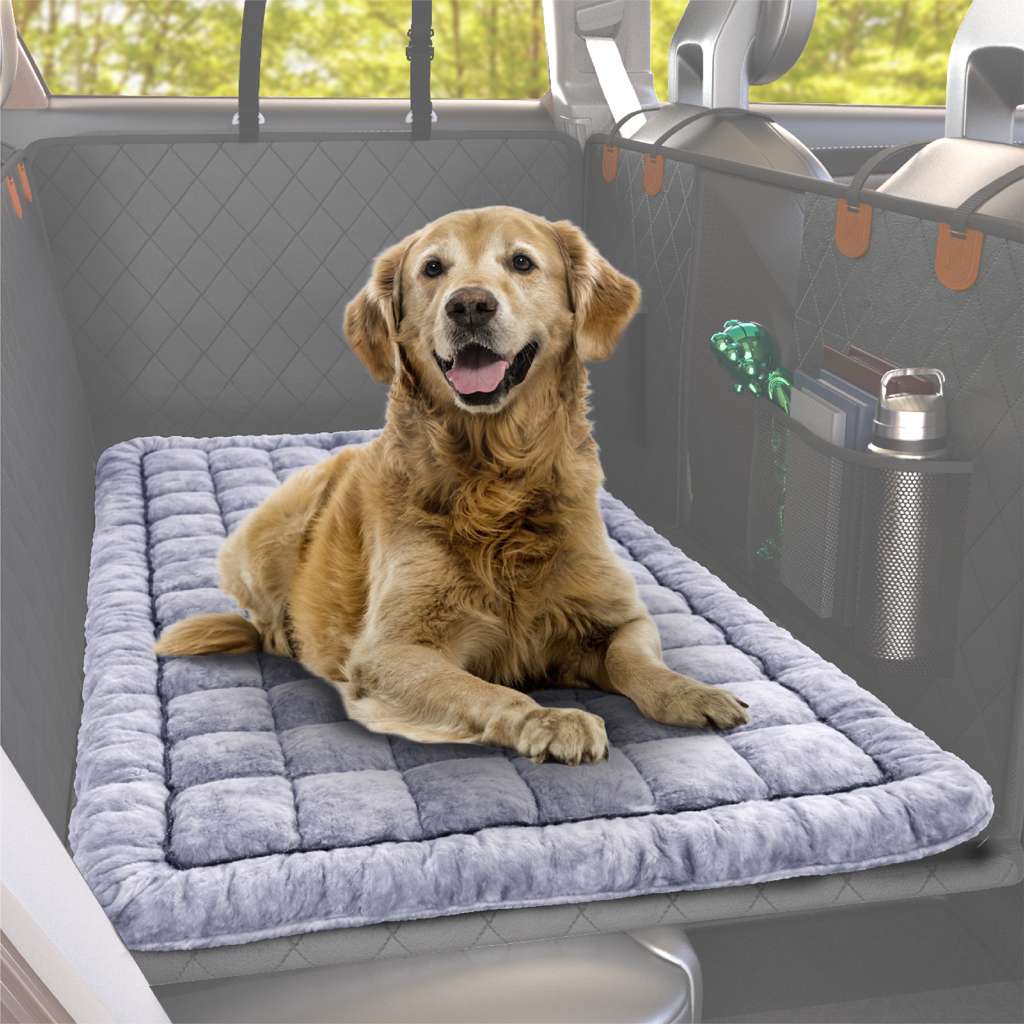 Additional view of Backseat Pet Bed Mat - 1.5 in Thick in grey