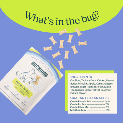 Archway Peanut Butter & Cricket Better Biscuit product information