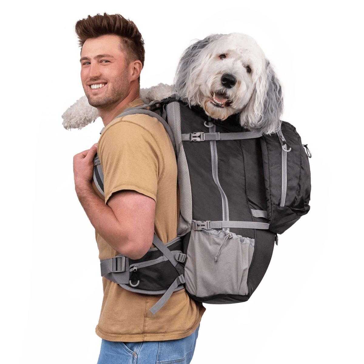 K9 Sport Sack Kolossus dog carrier backpack in Black.
