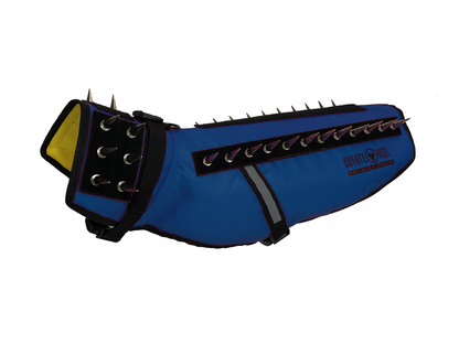 CoyoteVest Protective Dog Vest blue color view