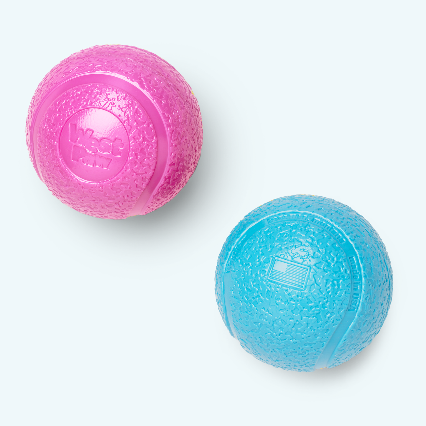 Additional West Paw Boundr dog toy color options