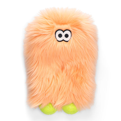 Front view of Astrid Rowdies plush dog toy in melon by West Paw