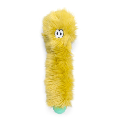 Front view of Sven Rowdies plush dog toy in citrus by West Paw