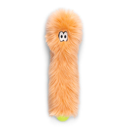 Front view of Sven Rowdies plush dog toy in melon
