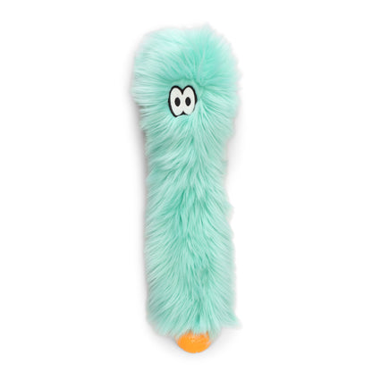 Front view of Sven Rowdies plush dog toy in seafoam