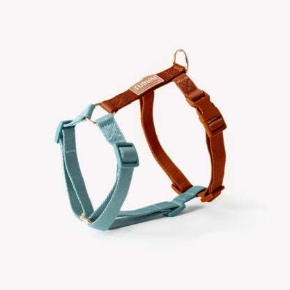 FURLOU Dog Harness - Blue & Clay product view