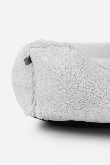 Furry Sleeper Dog Bed - Gray product detail 5