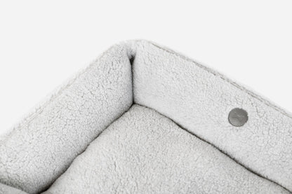Furry Sleeper Dog Bed - Gray product detail 7