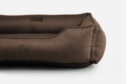 Cotton Sleeper Dog Bed - Brown — vista alternativa del producto 10