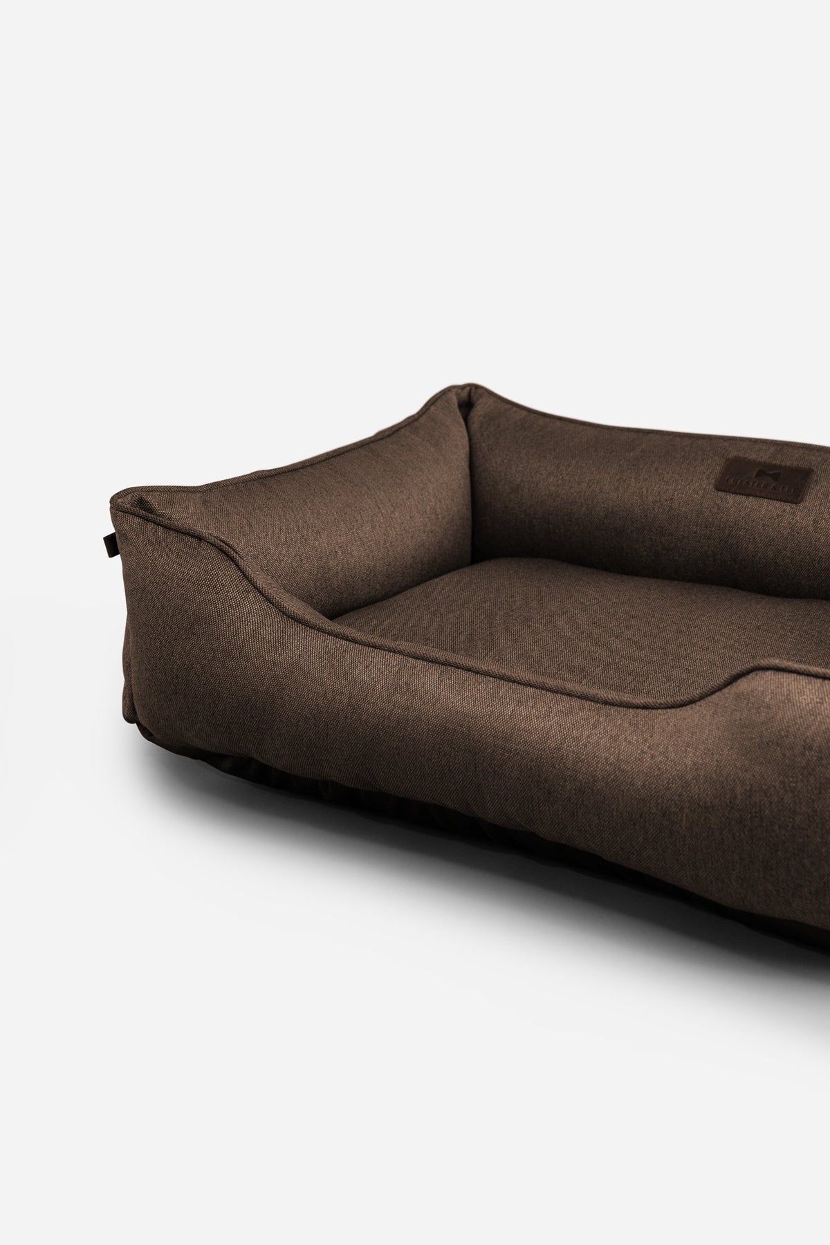 Cotton Sleeper Dog Bed - Brown — vista alternativa del producto 9