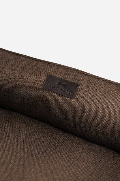 Cotton Sleeper Dog Bed - Brown — vista alternativa del producto 6