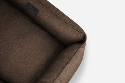 Cotton Sleeper Dog Bed - Brown — vista alternativa del producto 11