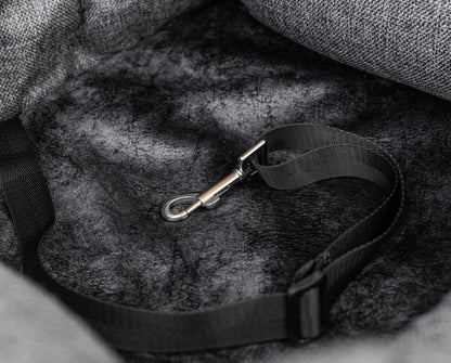 Close-up of the interior safety leash