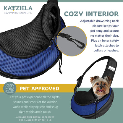 Bolsa bandolera expandible para mascotas pequeñas