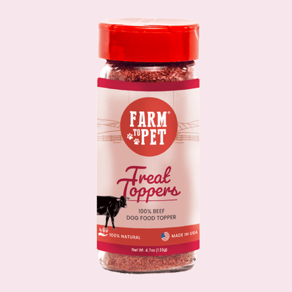 Suplemento alimenticio para perros Treat Topper de carne de res | Suplemento en polvo para mascotas