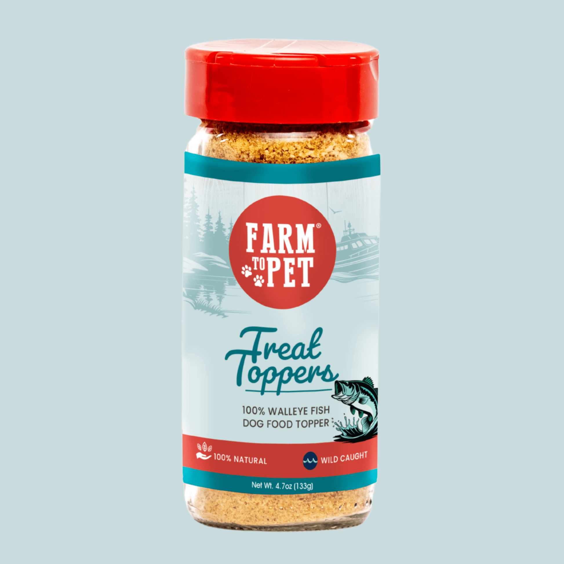 Farm To Pet Fish Treat Topper front package