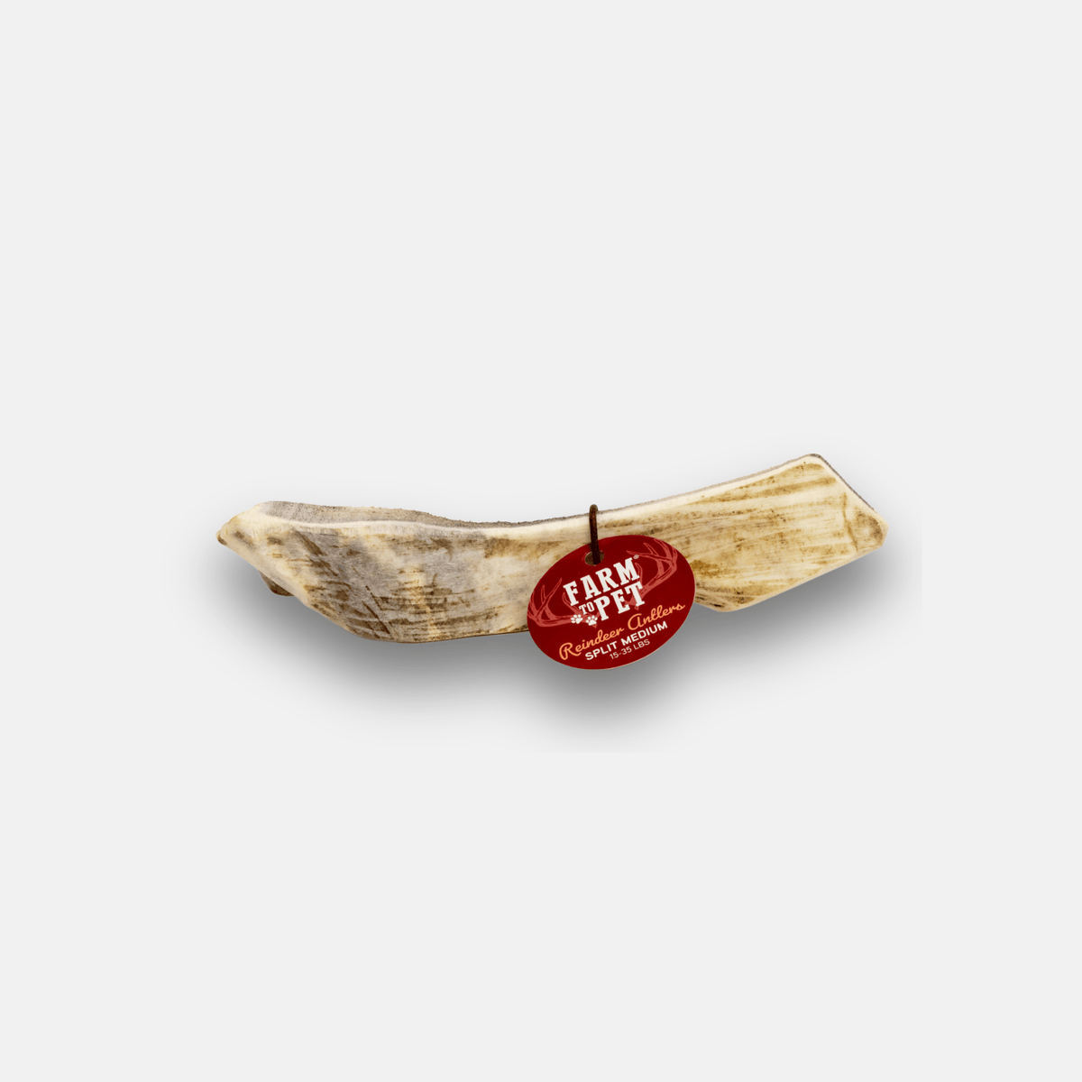 Farm To Pet split medium reindeer antler dog chew product detail