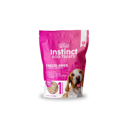 Freeze-Dried Turkey Hearts - Dog Treats