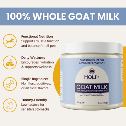 Powdered Goat Milk for Dogs & Cats