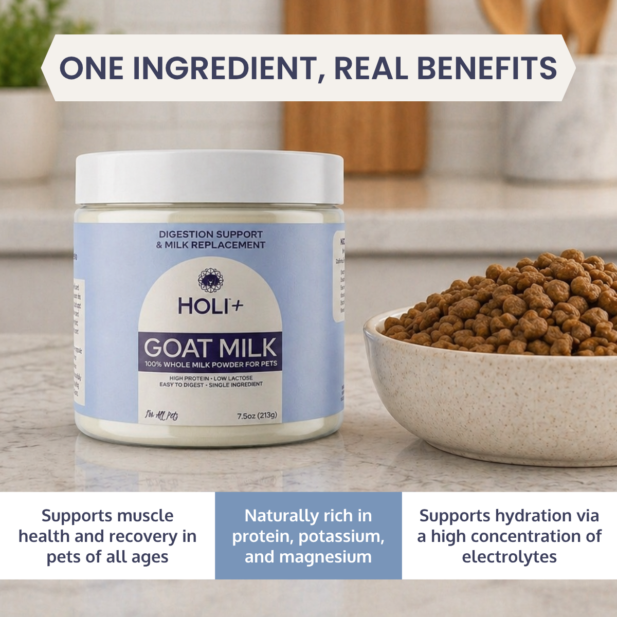 Powdered Goat Milk for Dogs & Cats