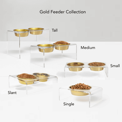 Guía de medidas y ajuste de Tall Triple Gold Feeder