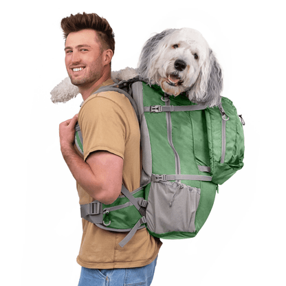 K9 Sport Sack Kolossus dog carrier backpack in Myrtle Green.