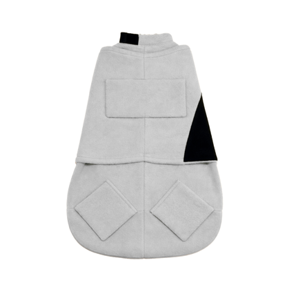 Vista inferior y de paneles de acceso del Home Cat Wrap gris