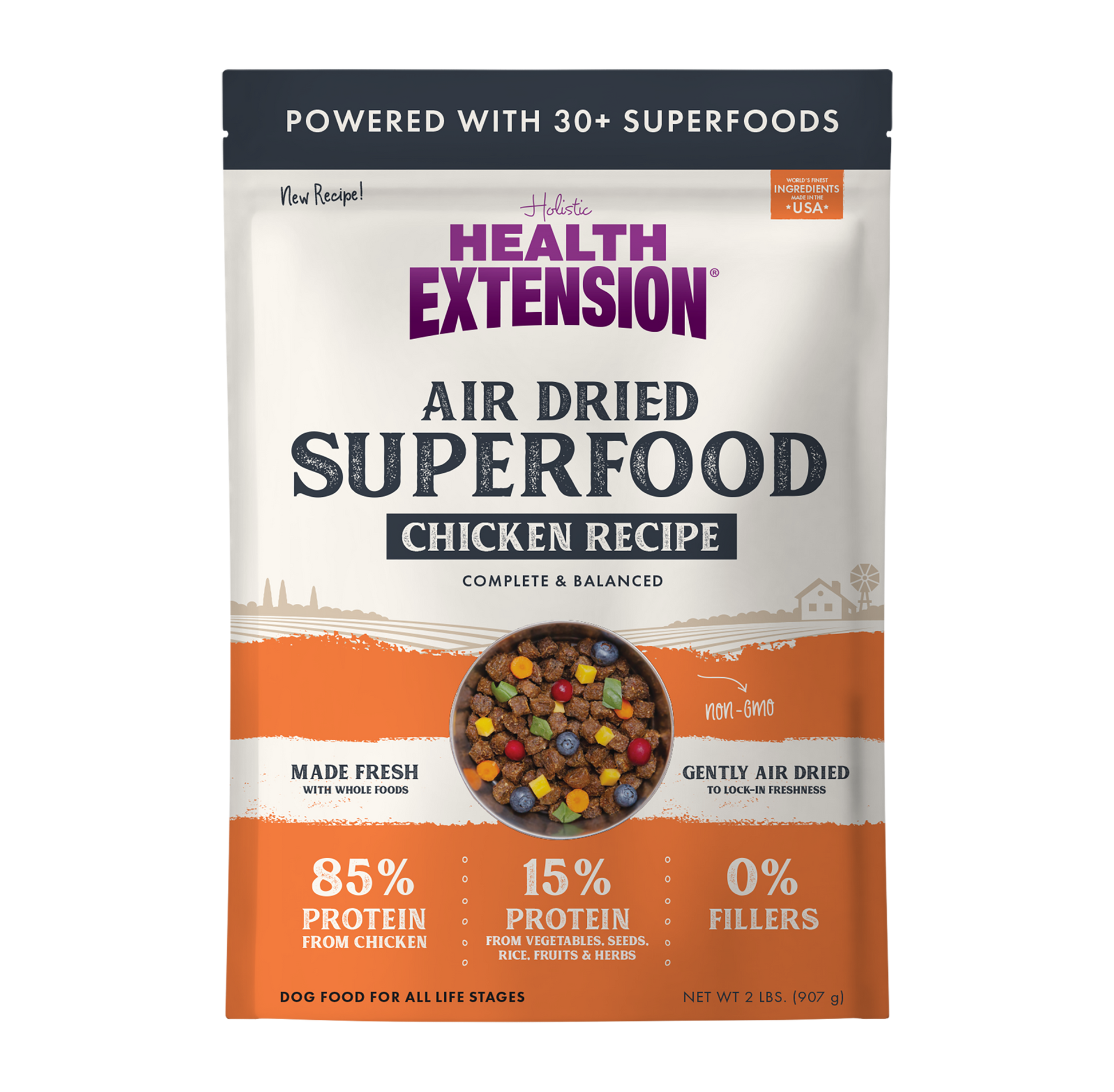 Collage of more than 30 superfoods used in the recipe