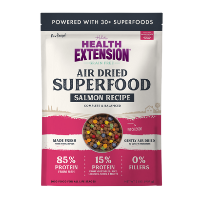Receta de superalimentos de salmón secados al aire