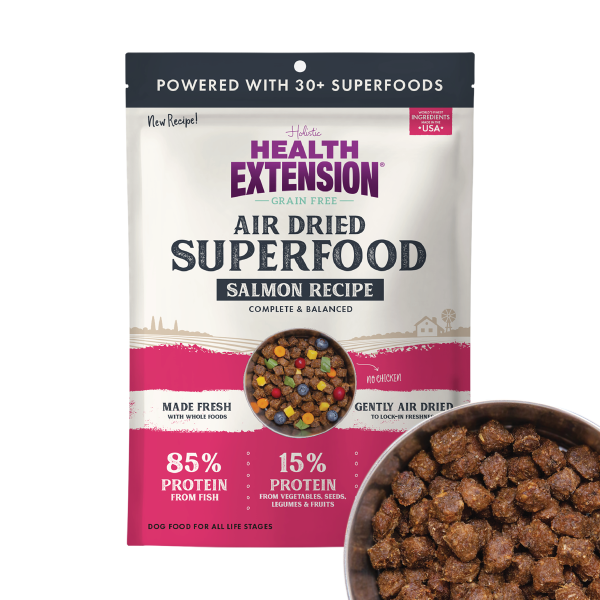 Health Extension Air-Dried Superfoods Salmon Recipe dog food