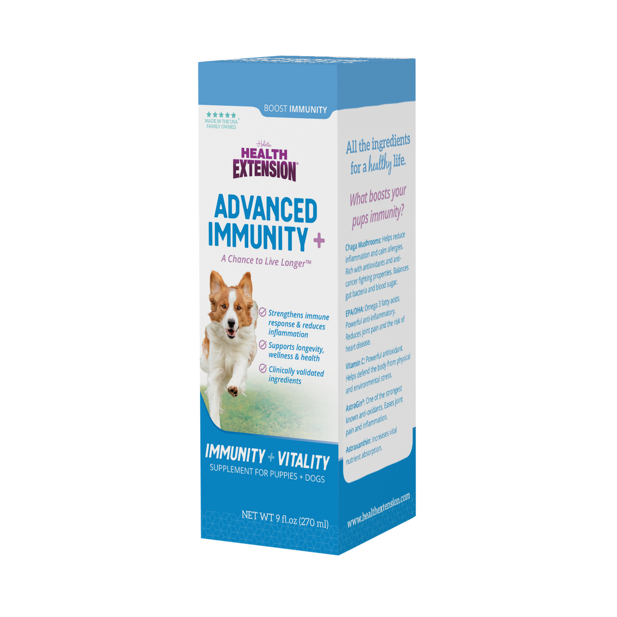 Health Extension Advanced Immunity+ 9 oz box product view