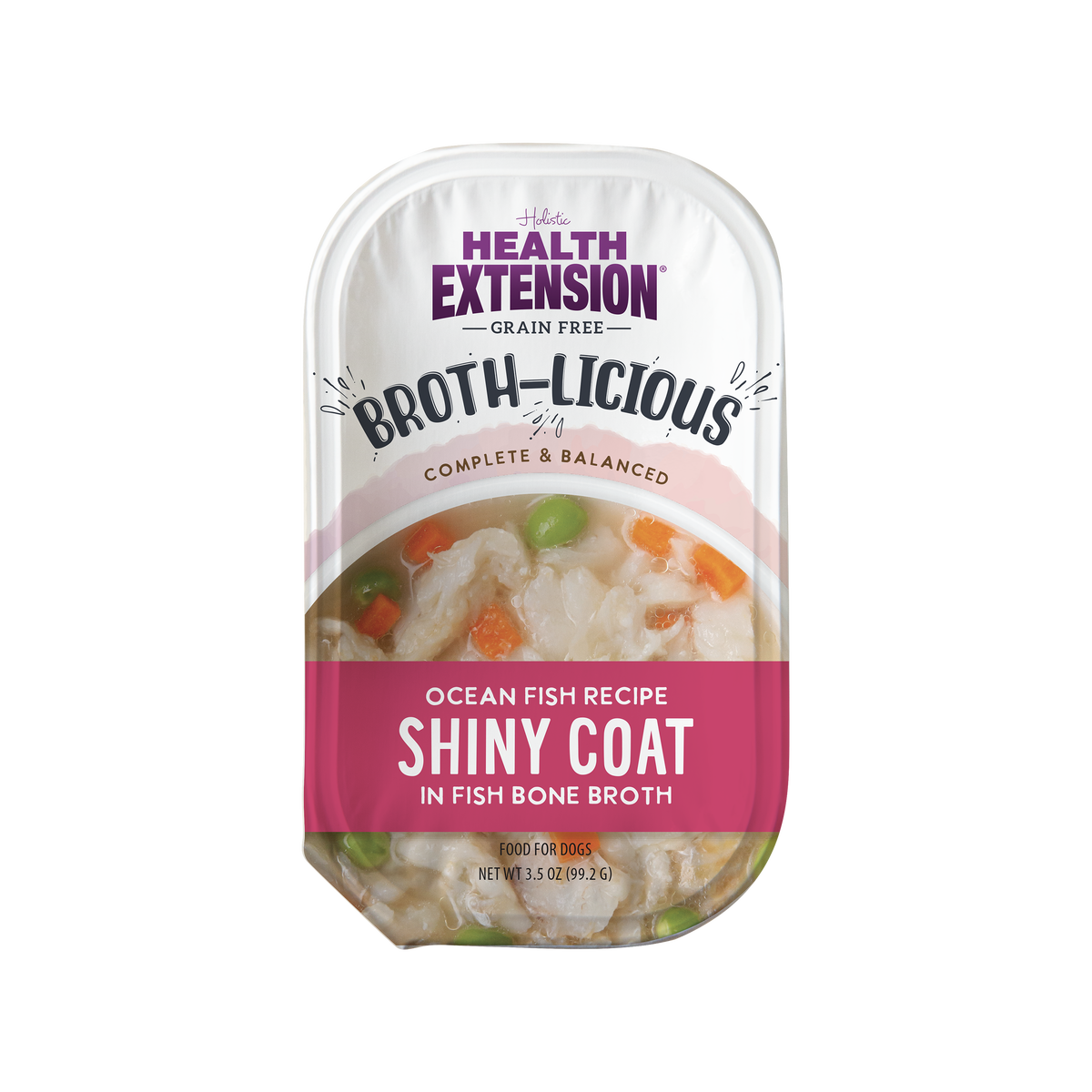 Broth-Licious Ocean Fish in Bone Broth Shiny Coat Recipe for Adult Dogs