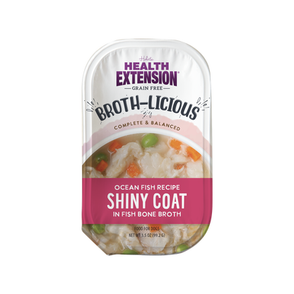 Broth-Licious Ocean Fish in Bone Broth Shiny Coat Recipe for Adult Dogs
