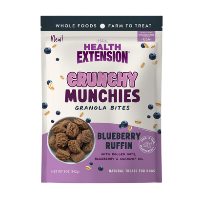 Crunchy Munchies Granola Bites - Blueberry Ruffin - frente del envase