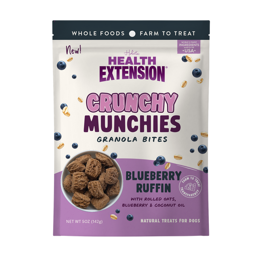 Crunchy Munchies Granola Bites - Blueberry Ruffin - frente del envase