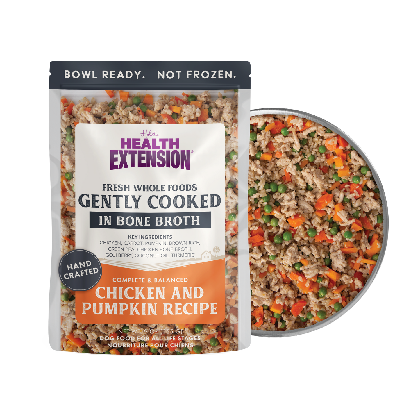 Alimento para perros Gently Cooked Chicken & Pumpkin de Health Extension