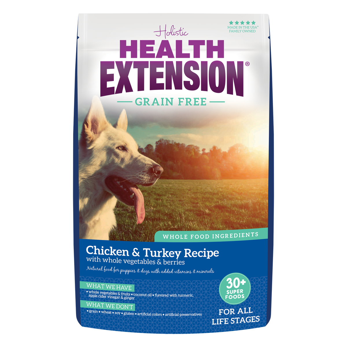 Grain-Free Chicken & Turkey Recipe — vista frontal