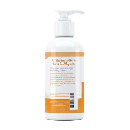 Side label of Health Extension Appetite + Energy Stress Relief Supplement